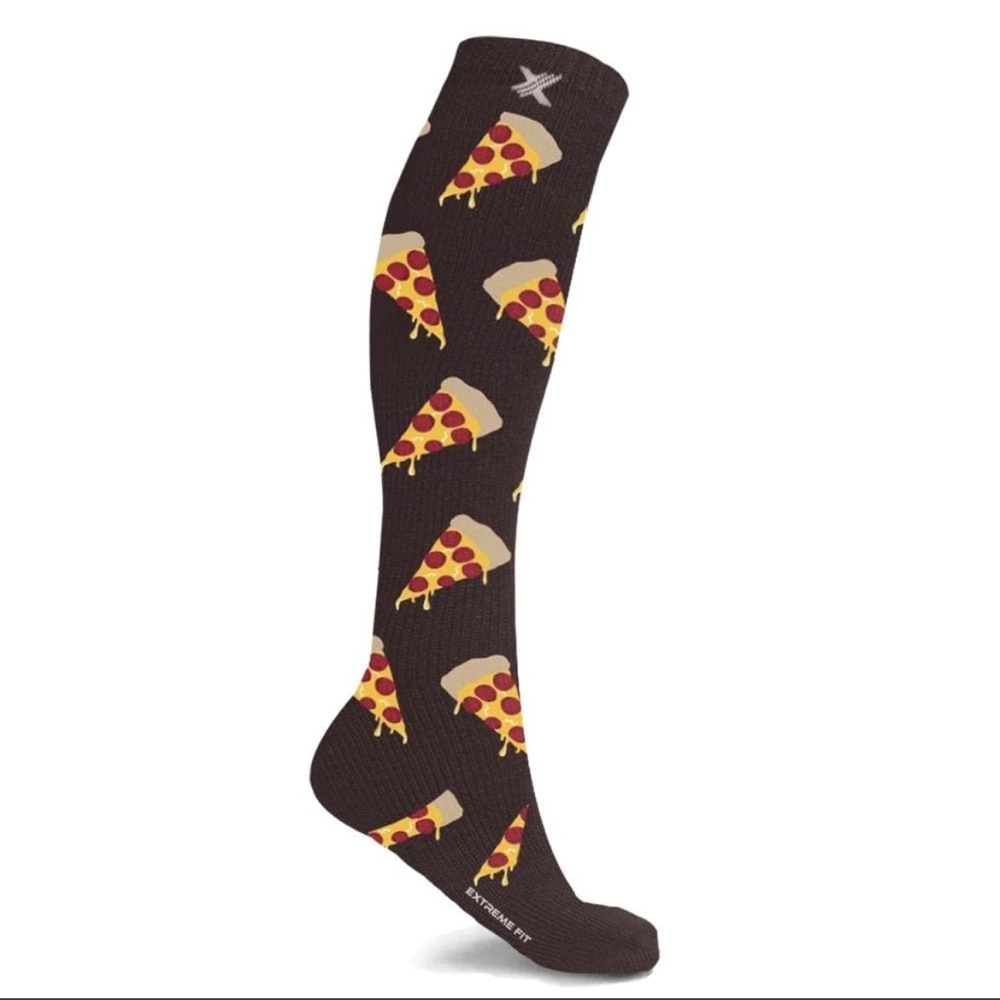 LISH compressions socks- New York pizza style L-LX 2 pairs